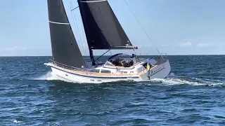 Hallberg-Rassy 50 sailing