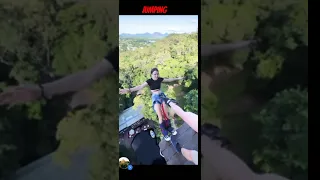 bungee jumping challenge #short #adventure