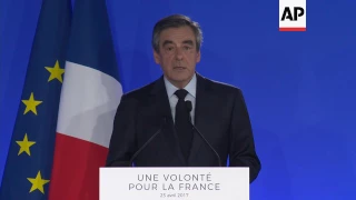 Fillon urges his supporters to back Macron