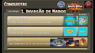 Angry Birds Star Wars II - Buscando Conquistas Perdidas (Pássaros e Porcos) - Invasão de Naboo