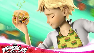 🐞New Transformation Burger Noir MIRACULOUS | SEASON 4 |🐞Hawk Moth Ladybug and Cat Noir (Fanmade)