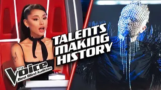 HISTORY has been made | The Voice Best Blind Auditions