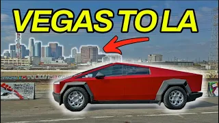 The Tesla Cybertruck Range Kinda Sucks, Here's Why | Vegas to LA Roadtrip