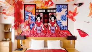 Sov inuti en målning på Japanese Art Museum Hotel | Park Hotel Tokyo