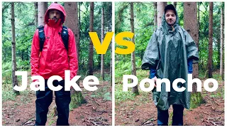 Regenjacke vs. Regenponcho - Welcher Regenschutz ist besser?