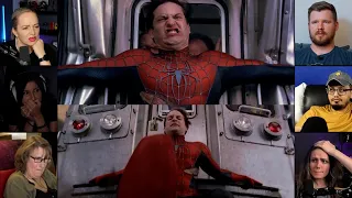 Spider Man saves Train | Spider Man 2 | Reaction Mashup | #spiderman