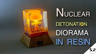 How to make Atomic Bomb Explosion Night Lamp Diorama