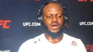 Derrick Lewis post fight interview after Blaydes KO