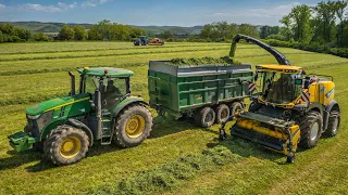 Senáž 2024 | New Holland FR 650 |  New Holland T6 180 | Pottinger Mergento VT 9220