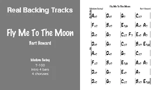 Fly Me To The Moon - Real Jazz Backing Track - Play Along