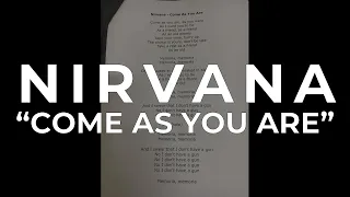 Nirvana - Come As You Are (Full Band Cover) Nevermind 30th anniversary