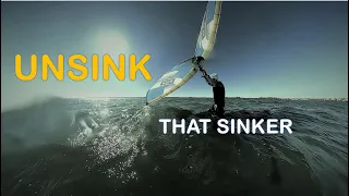 Sinker Board Starts- Wingfoiling Low Volume Starts- or 50 ways to Start your Sinker