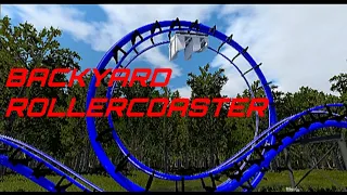 Nolimits 2 Backyard rollercoaster concept| inspired by blue flash