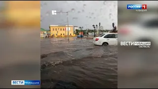 Чебоксарские дороги пострадали из-за сильнейшего ливня