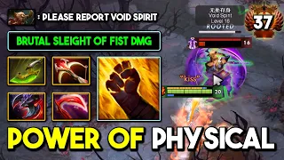 POWER OF PHYSICAL BUILD Mid Ember Spirit Brutal Spam Sleight Fist Damage Even Centaur Can't Survive