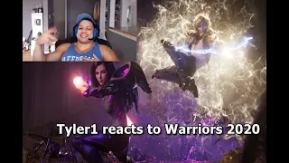 Tyler1 reacts to Warriors LoL new cinematic 2020