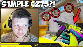 S1MPLE SHOWS WHY YOU SHOULD USE CZ75!! PERFECT MOVEMENT! CSGO Twitch Clips