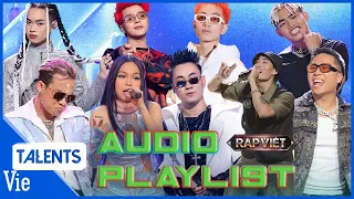 UNCUT | Audio Playlist | Tổng hợp TOP 9 bản rap TRIỆU VIEWS tại Vòng Bứt Phá Rap Việt Mùa 3