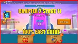 Lords Mobile Vergeway Chapter 2 Stage 11|Chapter 2 Stage 11 easiest guide