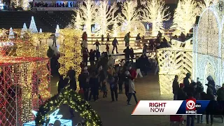 Four million lights shine brightly in 'Enchant Christmas' display at Legends Field