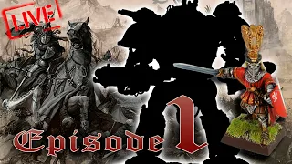 Painting a BRETONNIAN KNIGHT - 01 - Livestream