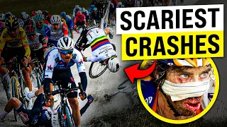 Top 10 Scariest Cycling CRASHES In History!