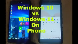 Windows 10 vs Windows 11 ARM on Lumia 950XL - Comparison of the best OS.