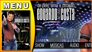 DVD Eduardo Costa De Pele Alma e Coração [Menu do DVD]