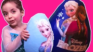 COMPILATION: OPENING GIANT SURPRISE EGGS - Elsa & Anna - Princesses In Real Life