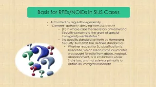 CILA: RFEs, NOIDs, and Inadmissibility Issues in Texas SIJS Cases