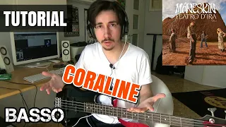 Maneskin - Coraline (TUTORIAL BASSO)