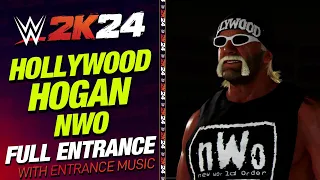 HOLLYWOOD HOGAN WWE 2K24 ENTRANCE - #WWE2K24 HOLLYWOOD HOGAN NWO ENTRANCE THEME