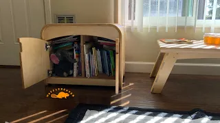 How to: Build a bent plywood bookcase/bench