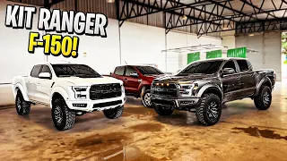 COLOQUEI O KIT F150 NA MINHA RANGER