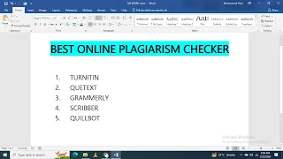 Best online plagiarism checker tools