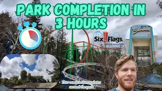 Riding Everything at Magic Mountain in 3hrs + Construction Updates