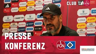 Die PK mit Cristian Fiél & Tim Walter | 1. FC Nürnberg -  Hamburger SV 0:2