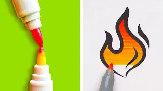 Cool Drawing Techniques & Art Hacks For Beginners