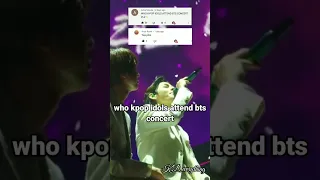 who kpop idols attend bts concert😆