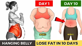 5 Minute Weight Loss Exercise To Say Goodbye to Belly Fat | LOSE 2 INCHES OFF WAIST in 1 Week