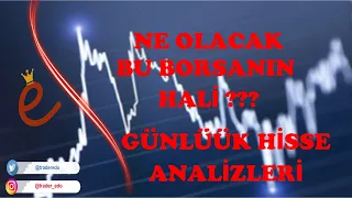 Borsa Sohbeti -  Ne Olacak Bu Borsanın Hali | Günlük Hisse Analizleri  #xu100​ #bist100