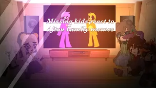 FNaF 1 react to Afton Family memes // Mostly William 