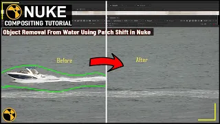 Object Removal Using Patch Shift in Nuke  | Remove Object From Water | Object Removal in Nuke