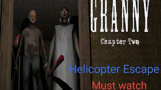 Granny chapter 2 | Helicopter Escape | Helicopter chura liya Granny  ka| Must watch.