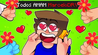 Todo mundo AMA o MARCELO no Minecraft ❤️