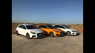 Hyundai i30 N Performance - Ford Focus ST - VW Golf GTI TCR