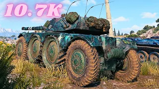 Panhard EBR 105  10.7K Damage World of Tanks Replays