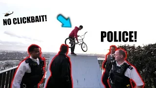 WORLD'S FIRST PENTHOUSE RAMP! (POLICE & NEWS HELICOPTERS)