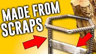 DIY Scrap Metal Kindling Splitter