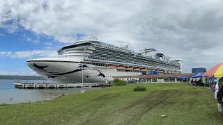 P&O Pacific Adventure in Luganville Santo Vanuatu, December 2022.